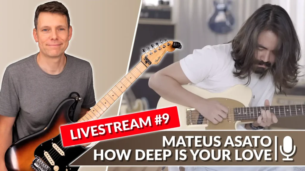 Mateus Asato How Deep Is Your Love Guitar Lesson